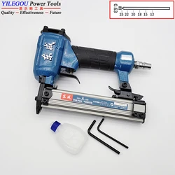 Dongcheng FF05-P625 Air Pin Nailer. 4-8 Bar Air Stapler for Grain Nail 100Pcs Air Nailer. Length 10-25mm Mosquito Nail Pneumatic