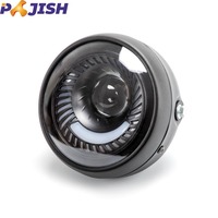 High Low Beam Bulb for Cafe Racer Bobber Motor Head Light Motorcycle Retro 6.5 LED Headlight DRL Motobike 12V Universal Headlamp