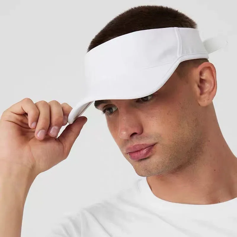 Men's and women's outdoor sports tennis sun hats are comfortable lightweight and have an internal mesh sweat absorbing top hat