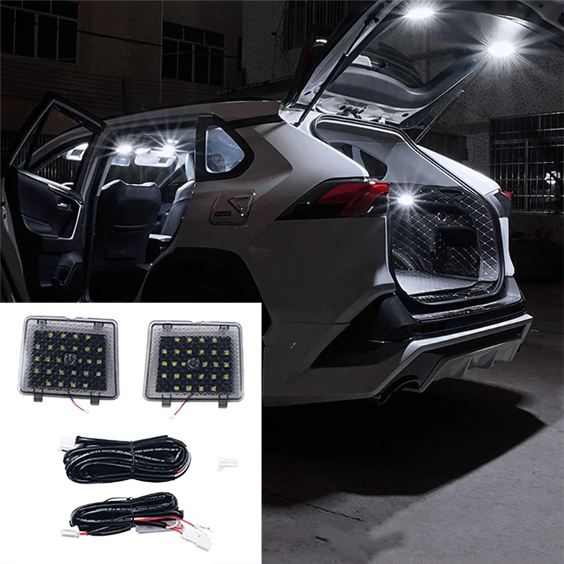 Kofferbak Binnenverlichting Leeslamp Automatische inductie Decoratielamp Kofferbaklamp voor Toyota Rav4 2020 2021