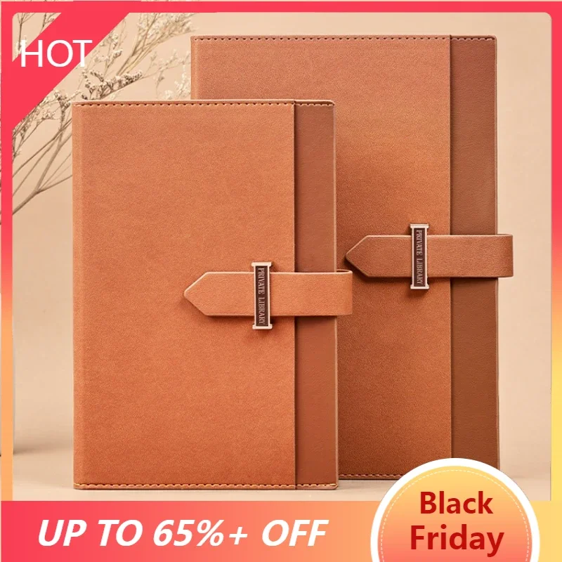 BIJI Leather Notebook A5 Work Office Premium Business Meeting Student Notepad B5 Stationery Beautiful Book Leather Soft Cover