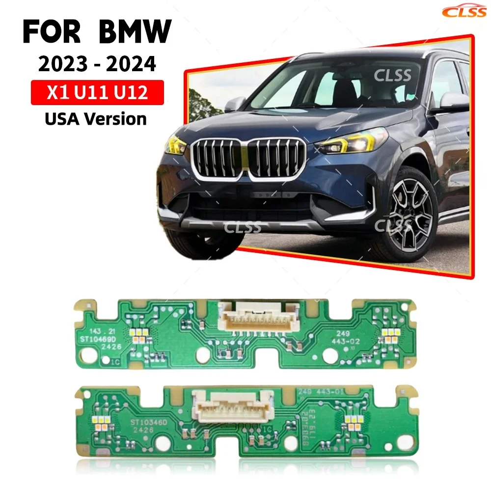 

Yellow Angel Eye DRL Boards For BMW X1 U11 U12 2023 2024 LED Headlight Amber Blue Red Daylight Lightsource Daytime Running Light