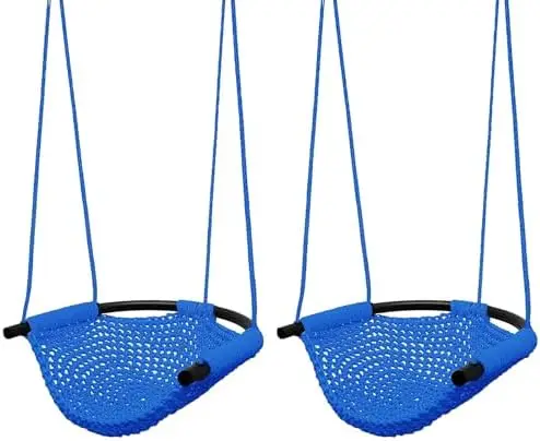 2 Pack Kids Swing Seat, Heavy Duty Rope Play Secure Children Swing Set, Toddler Swing Chair for