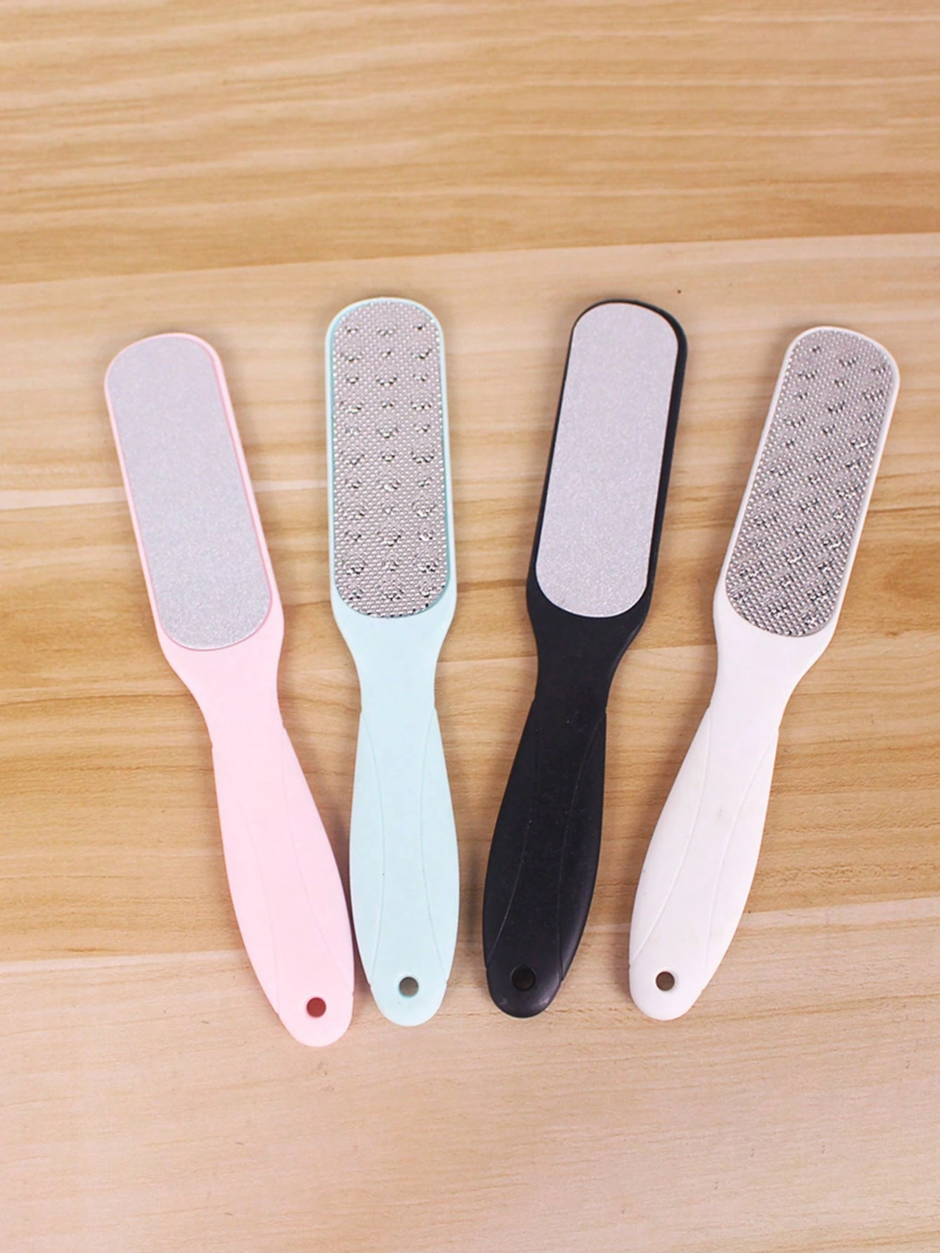 1 個両面フットファイル/スクラバー、家庭用大型カルスリムーバー、バッグ、オーガナイザー、フットスキンケアツール