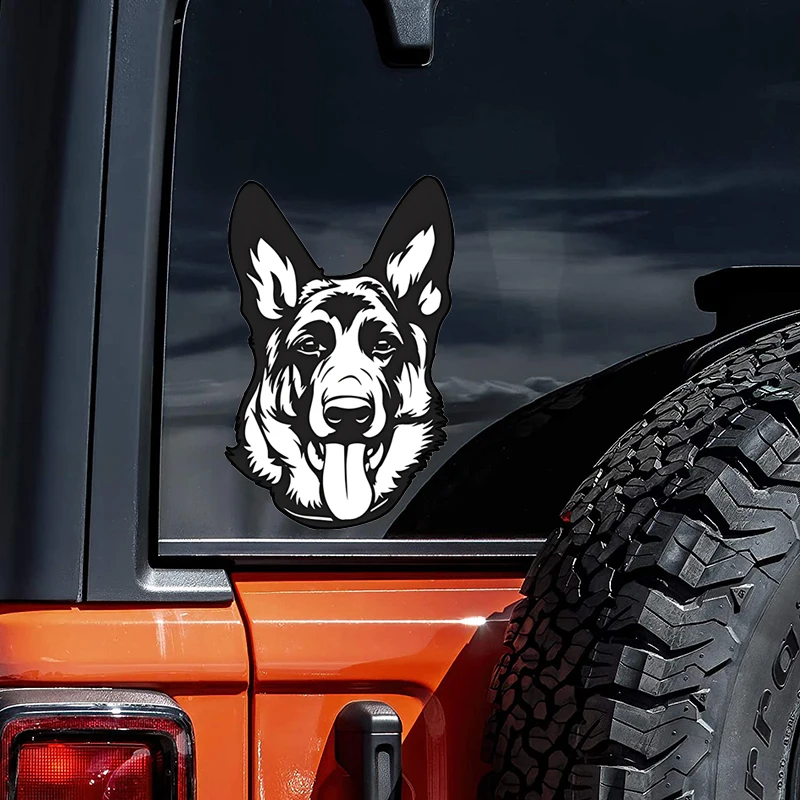 Show Your Love for German Shepherds with this Stylish Bumper Sticker!