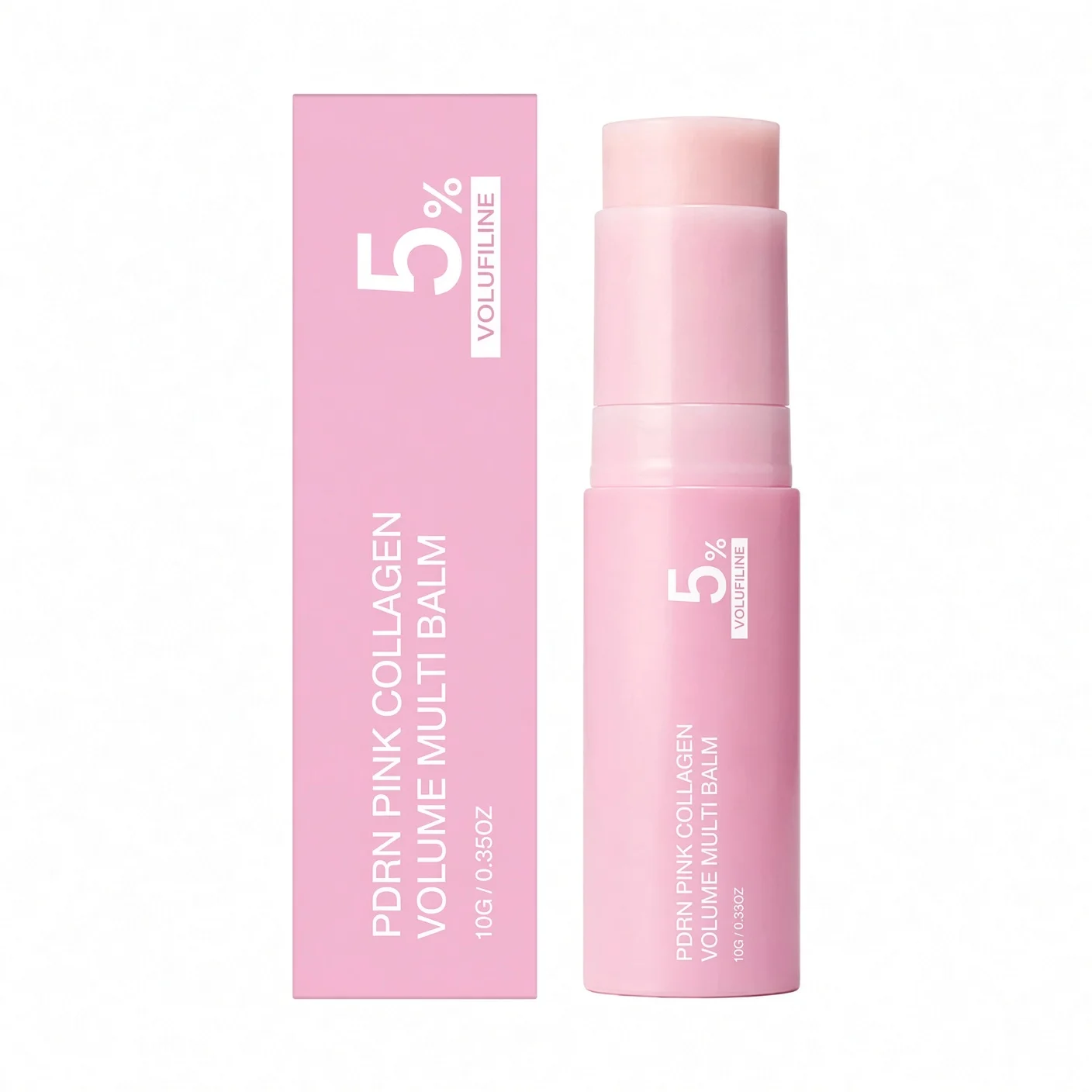 PDRN Pink Collagen Volume Multi Balm PDRN Pink Collagen Volume Multi Balm Stick 5% Volufiline 10g Lip Face Moisturizing Plumping