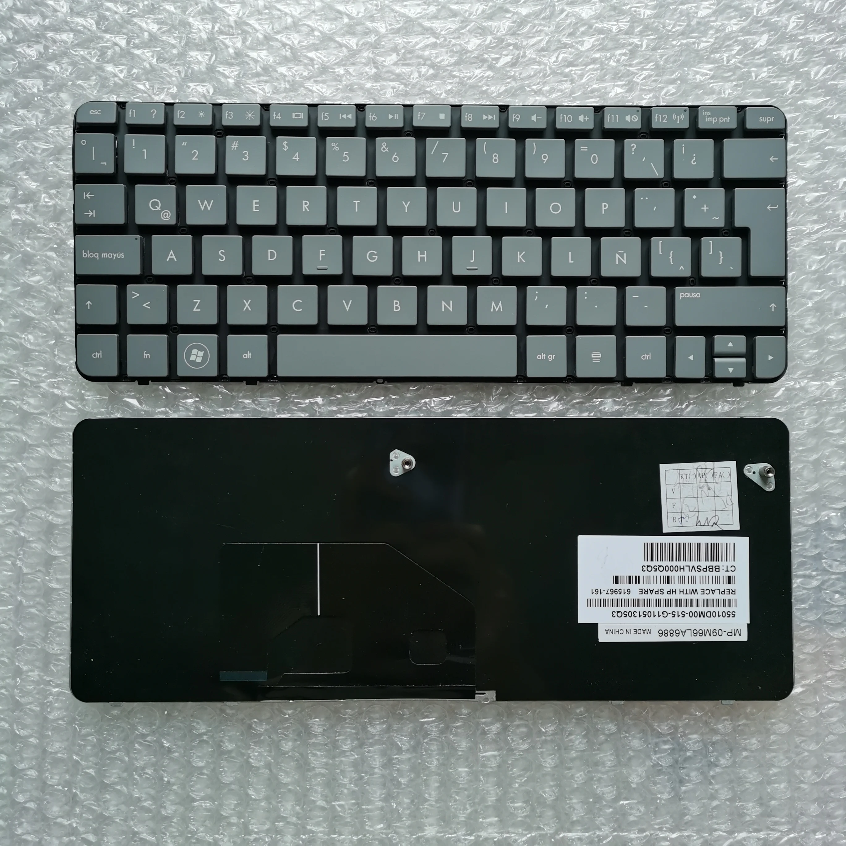 XIN for   HP Mini 100E Laptop Keyboard Grey Spanish