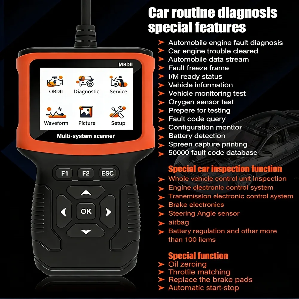 Picture 4: VESSTEK New Style M301 Car Scanner Repair Tools Skaner Obd2 Outils De Diagnostic Automobile for All OBDII