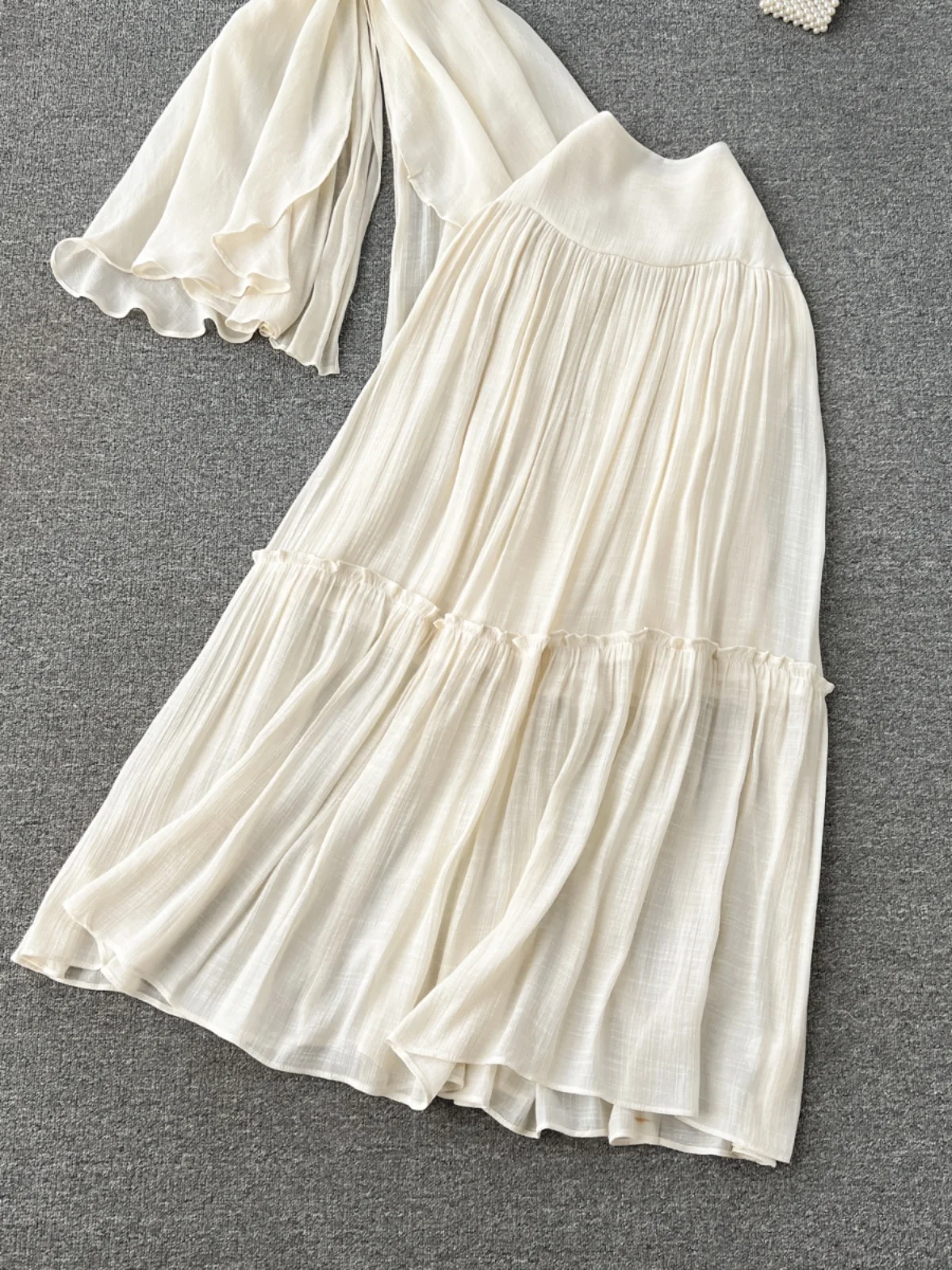 Seksowny komplet Vaion: top na ramiączkach i spódnica z wysokim stanem, uniwersalny dwuczęściowy zestaw dla młodych kobiet w wieku 8-25 lat.