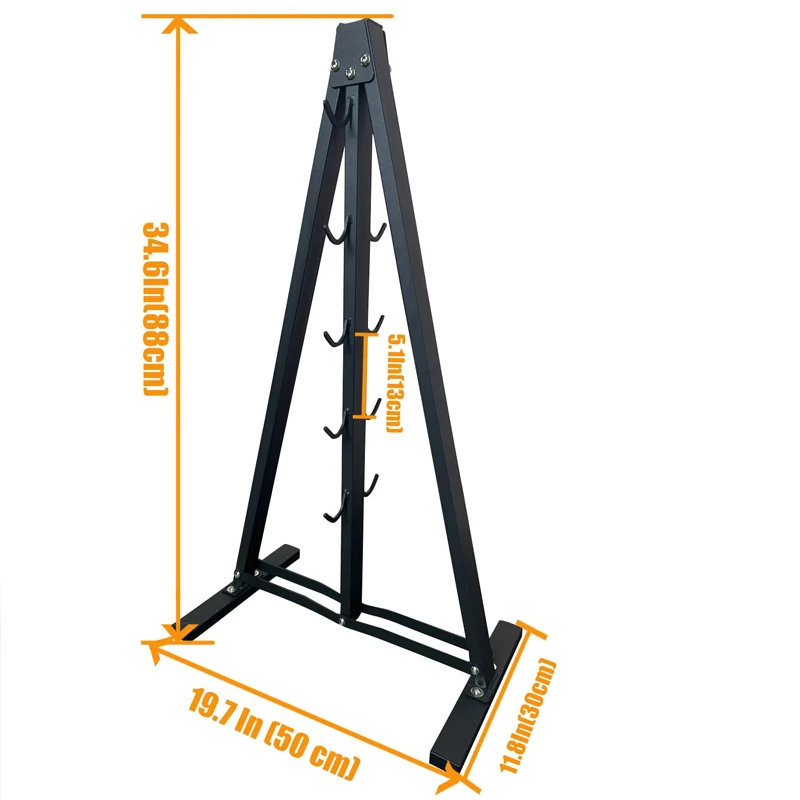 

Heavy Duty A-Frame Gym Fitness LAT Pull down Bar Storage Rack for Mag Grip