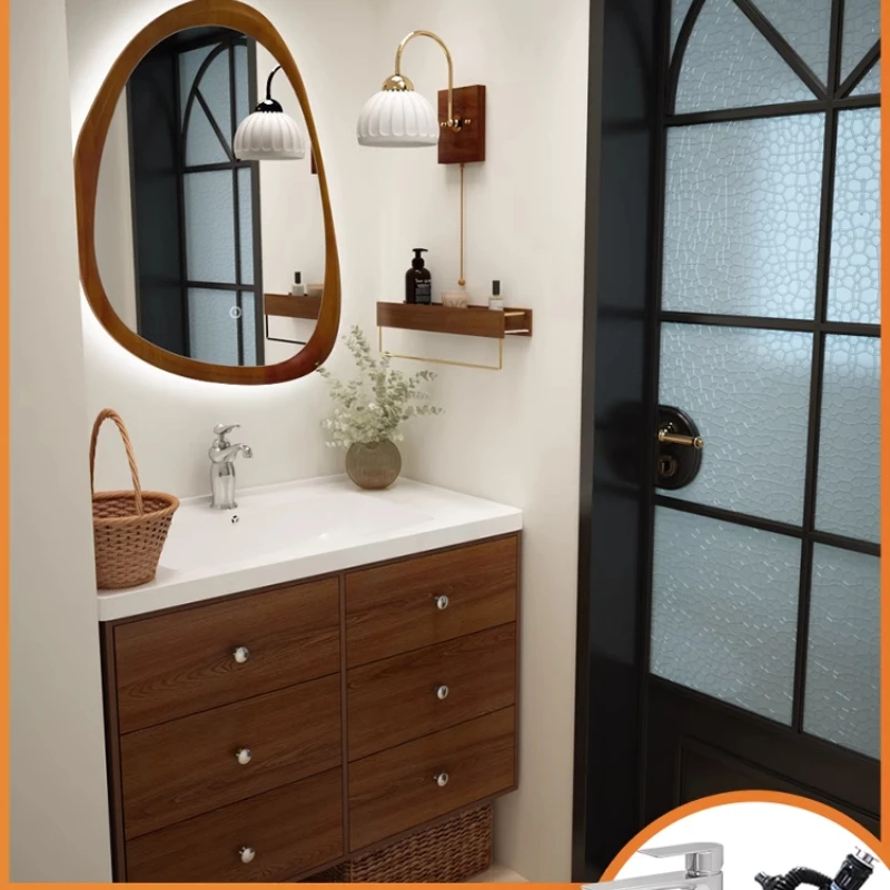 

Bathroom Cabinet Combination Toilet Wash Table Ceramic Integrated Washbasin