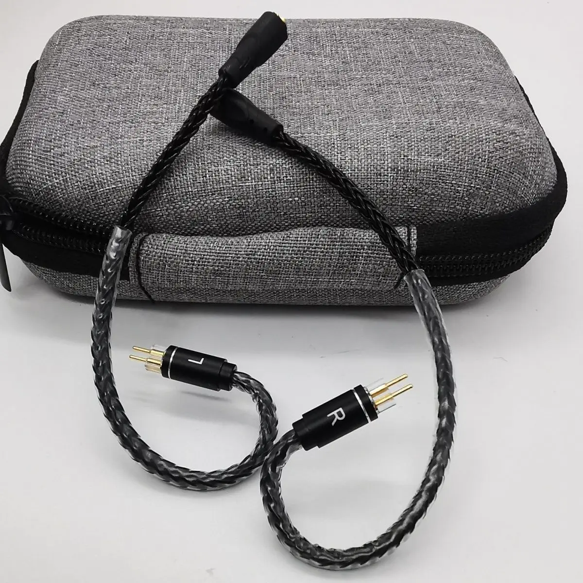 Custom Earphone Pin Converter Cable, MMCX Female to 0.78Pin, QDC, HD650 Adapter, Coaxial Silver Plated Wire