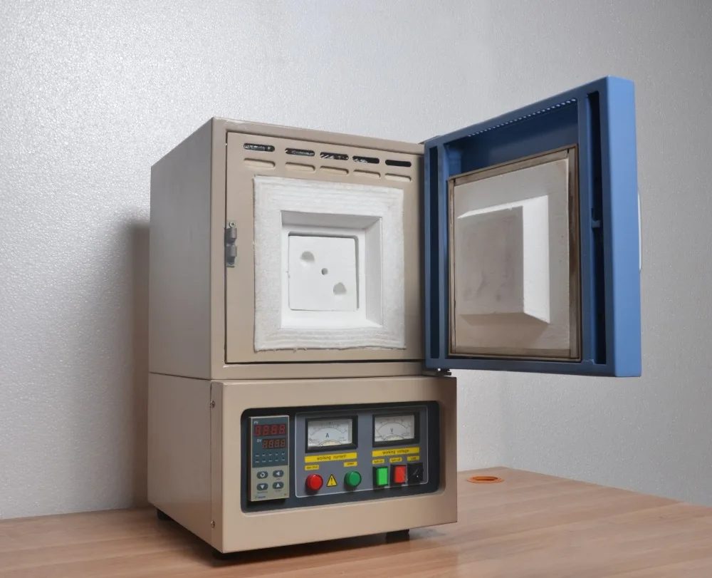1000 1600 1800 Degree High Temperature Electric Heat Treatment Lab Muffle Furnace, Box Chamber Furnace