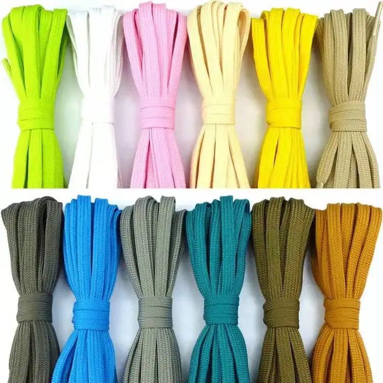 

Polyester small flat width 0 .6cm leather laces casual sports boots laces outdoor mountaineering