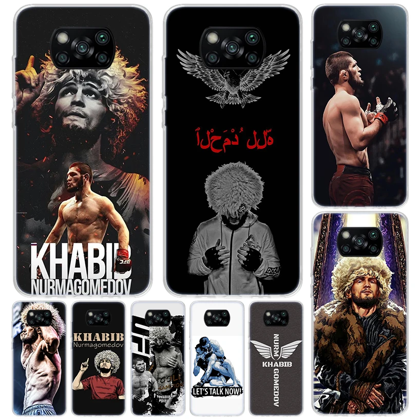 Khabib Nurmagomedov Cover For Xiaomi Poco X6 X5 Pro X4 Gt X3 Nfc F6 Phone Case F5 F4 F3 F2 F1 M5S M4 M3 Print Shell Housing X5 P