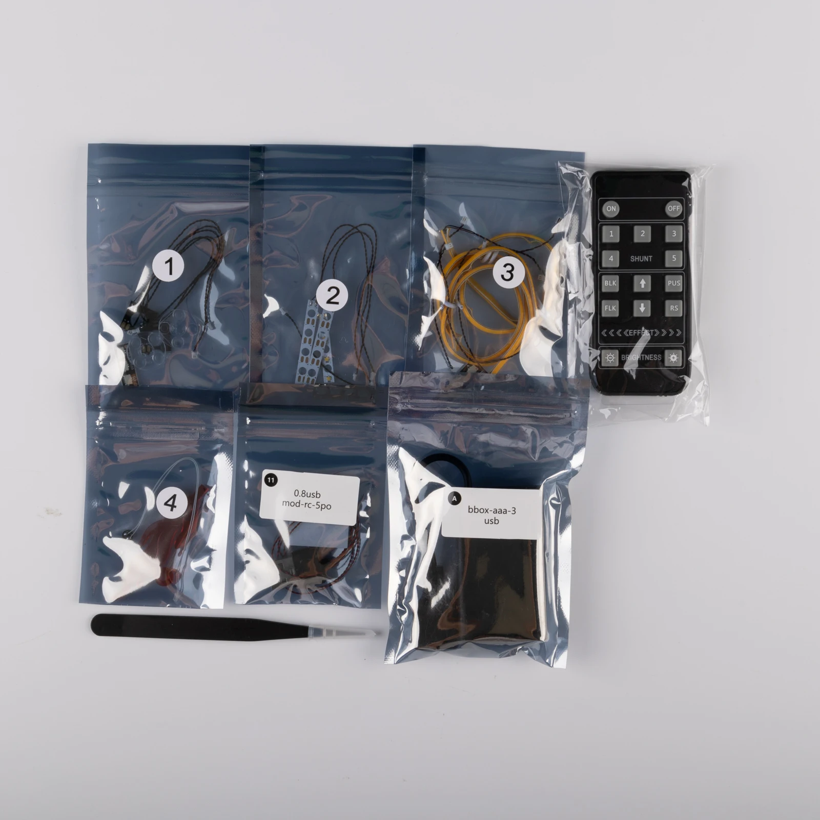 LED-lichtset geschikt voor Lego Kuifje ®   Moon Rocket 21367 Bouwstenen (exclusief modelstenen)