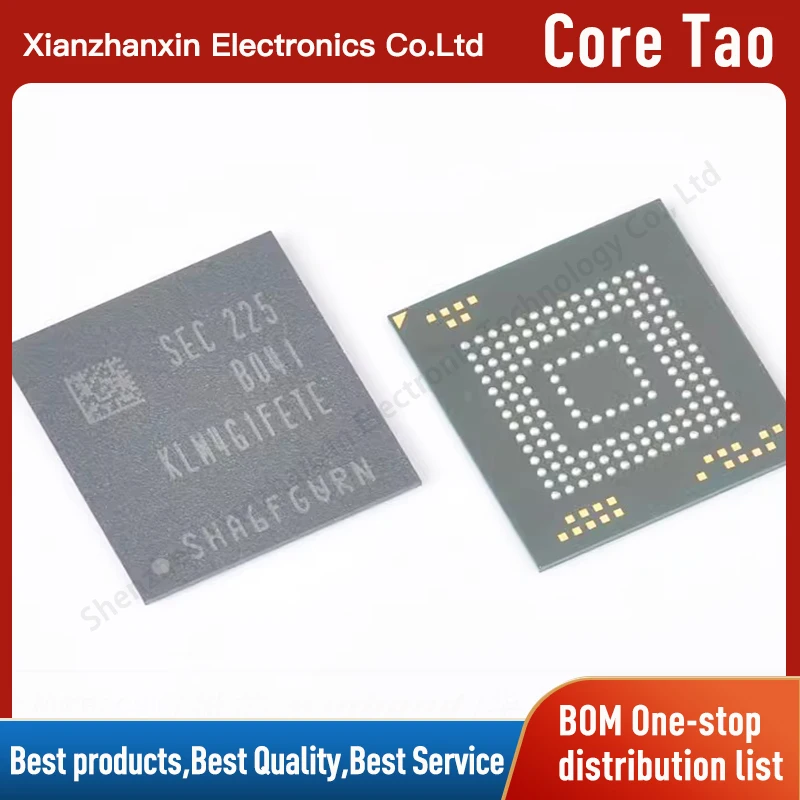 KLM4G1FETE-B041 KLM4G1FETE EMMC 4GB  BGA153 Storage chips in stock