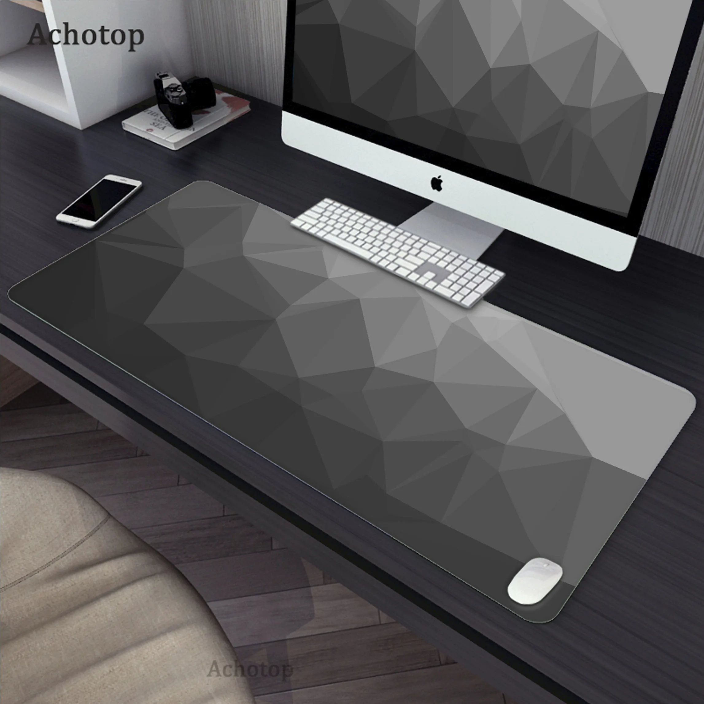 

Black And White Simple Large Mouse Pad Gamer Mousepad Office Accessories for Desk Mat Game Keyboard Pads 900x400mm XXL