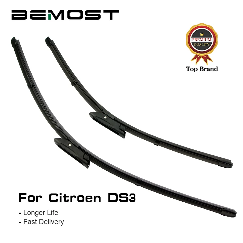 BEMOST Car Front Window Windshield Wiper Blades For Citroen DS3 24"+16",2009 2010 2011 2012 2013 2014 2015 2016 Bayonet Styling