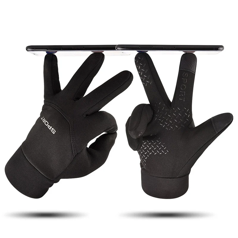 Football Gloves Waterproof Thermal Grip Outfield Cycling Player Bicycle Field Bike Sports Sports Outdoor guantes moto