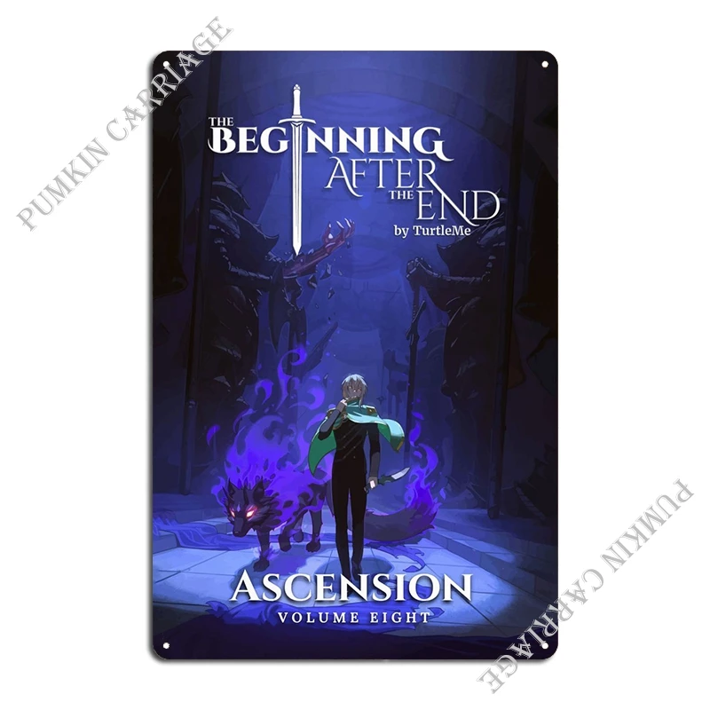 Arthur The Beginning After The End King Arthur Leywin Cover image Metal Plaque Party Plates Design Plaques Tin Sign Poster