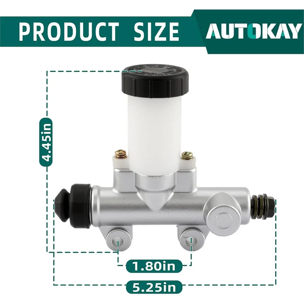A72Z For 80T for MID 6.000.305 Go Kart Brake Master Cylinder