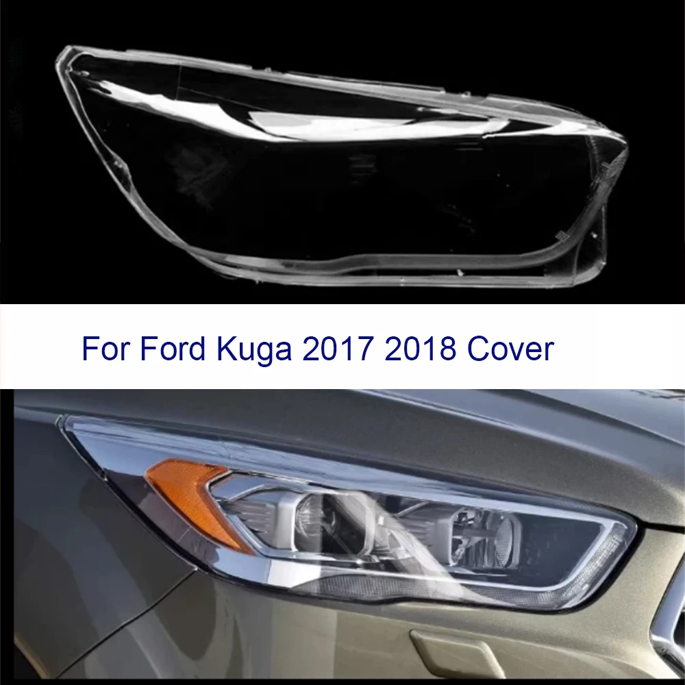 

Для Ford Kuga 2017 2018 2019 ​ Крышка передней фары автомобиля, линза, крышка лампы, абажур, фара, маска