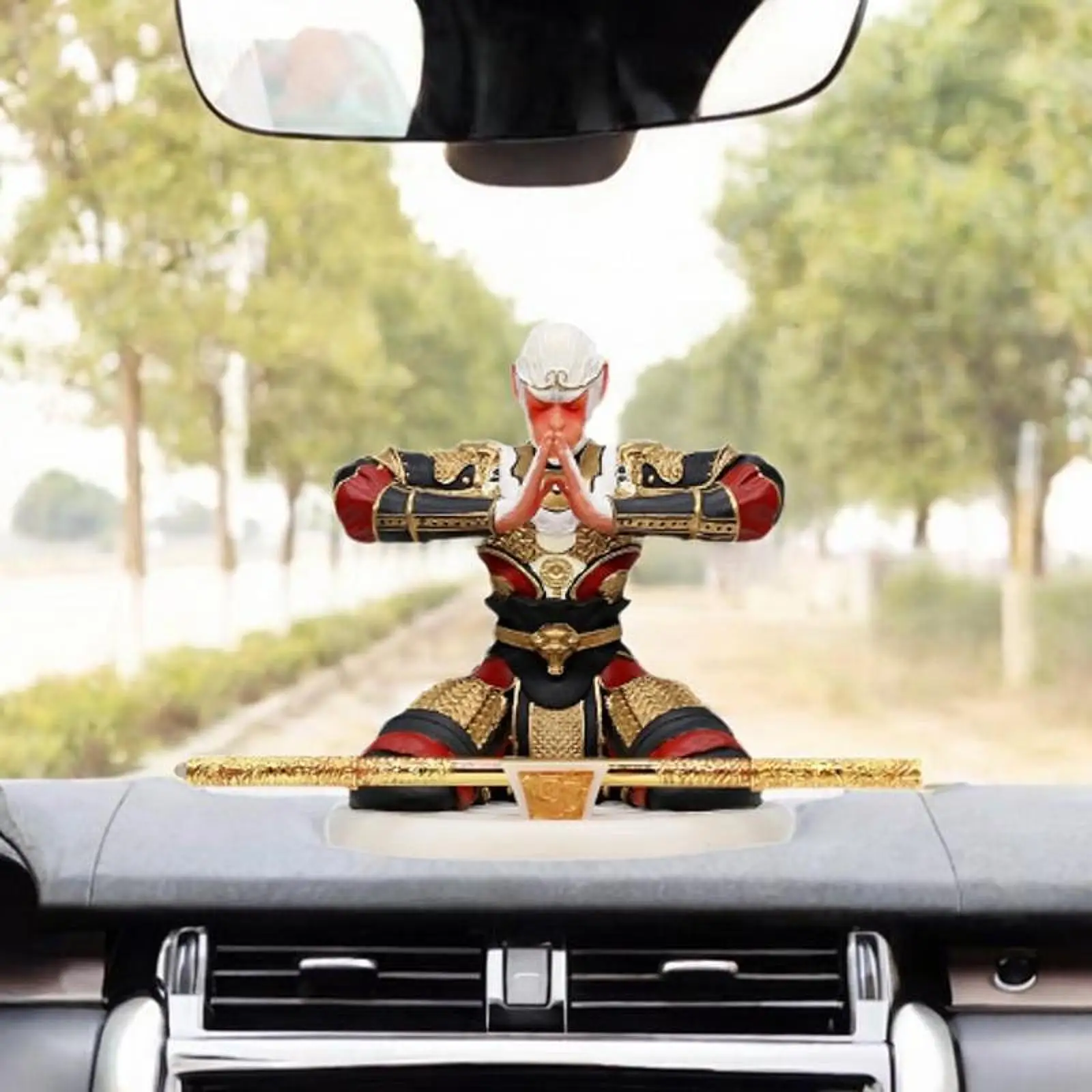 Wukong Figure Character Statue Collectible Figure Monkey Sculpture for Bookshelf TV Stand Dinner Table Cabinet Office Shelf