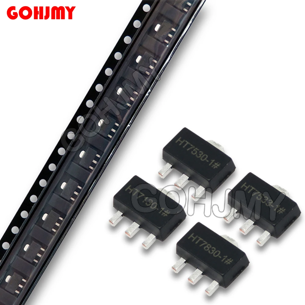 20 piezas HT7333 HT7533 SOT-89 HT7133 HT7830 SOT HT7530 HT7130 HT7350 HT7833 nuevo Transistor