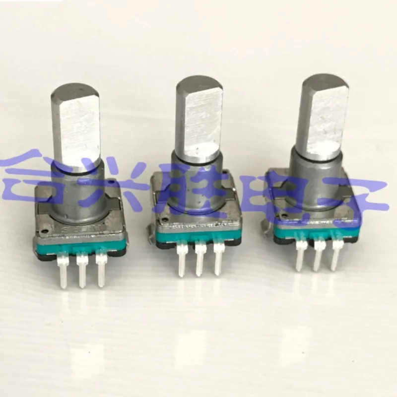 1 Piece EC11 Type Encoder With Switch Car Navigation Volume Key 30 Positioning Shaft Length 17.5MM