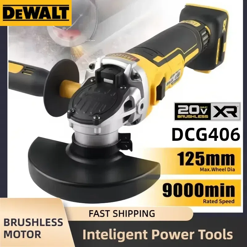 DeWALT DCG406-20V herramienta eléctrica inteligente amoladora angular inalámbrica sin escobillas de alto rendimiento para cortar y pulir herramienta eléctrica