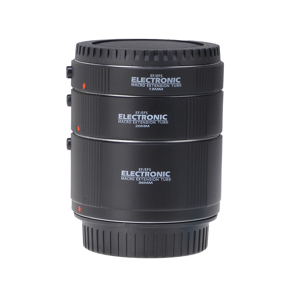 FOTGA Adapter Ring Macro AF Auto Focus Automatic Extension Tube Lens Ring 13mm+20mm+36mm Set For Canon EF EF-S Lens Adapter Ring