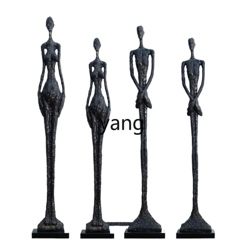 

LH Figure Sculpture Model Room Modern Shopping Mall Lobby Portrait Art Floor Decoration