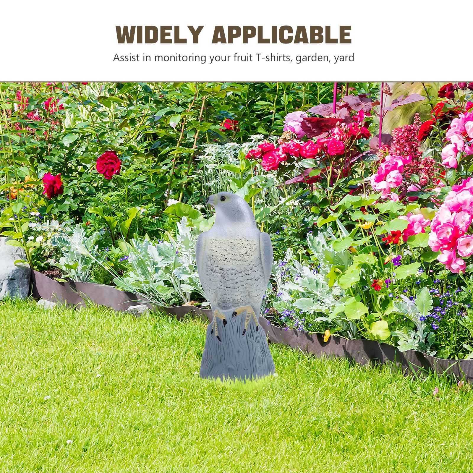 حديقة النسر لتخويف الطيور بعيدا حماية أشجار الفاكهة والنباتات لا تحتاج إلى تحريك حل فعال على المدى الطويل على شكل نسر شرك