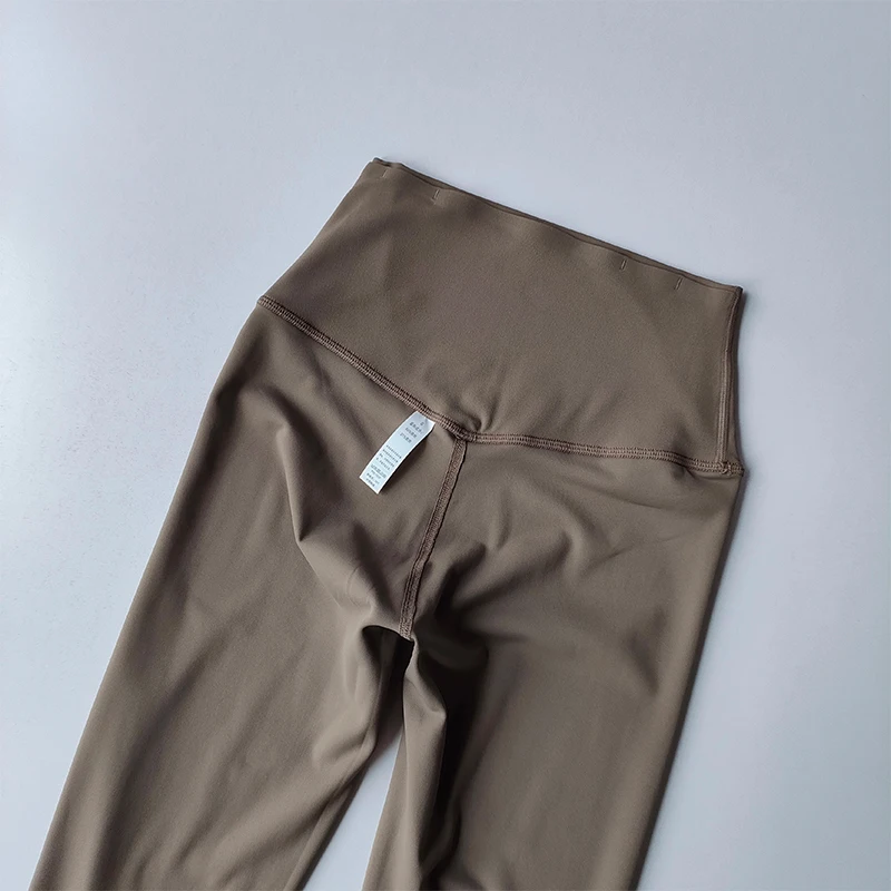 Pocket Sports Nude Yoga-Hose für Damen, Hochgeschnittene Hüftlift-Leggings, Schnelltrocknende Lauf- und Fitnesshose – Detail 6