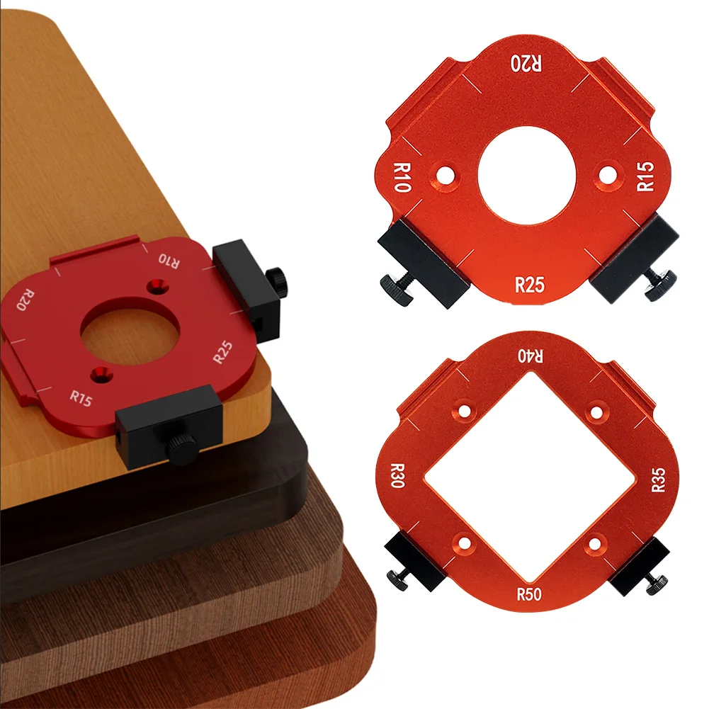 Arc Angle Positioning Template R10-R25/R30-R50 Radius Jig Corner Radius Reusable Positioning Tools Woodworking Hand Tool