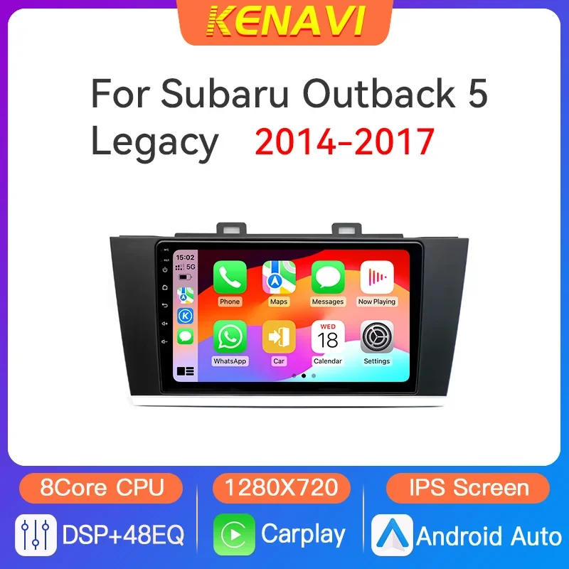 

Car Stereo Radio Multimedia Video Player For Subaru Outback 5 Legacy 2014-2017 GPS RDS Wireless Carplay Android Auto Head Unit