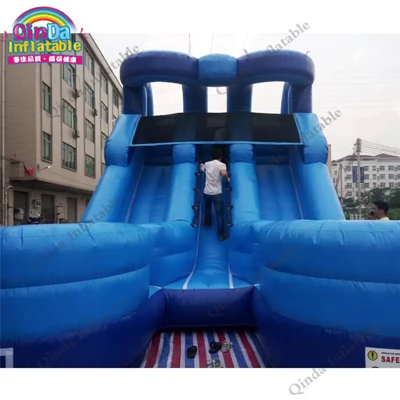 Outdoor Kids Dual Slide Inflatable Castle Jumping Bouncer Bounce Castle Moonwalk For Rental