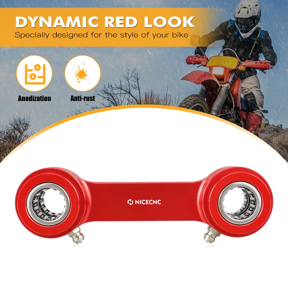 NICECNC 1X 1.18in/30mm Lowering Link Aluminum For Honda XR650L XR 650L 650 L 1993-2025 XR600R XR 600R 600 R 1985-2025 2024 2023