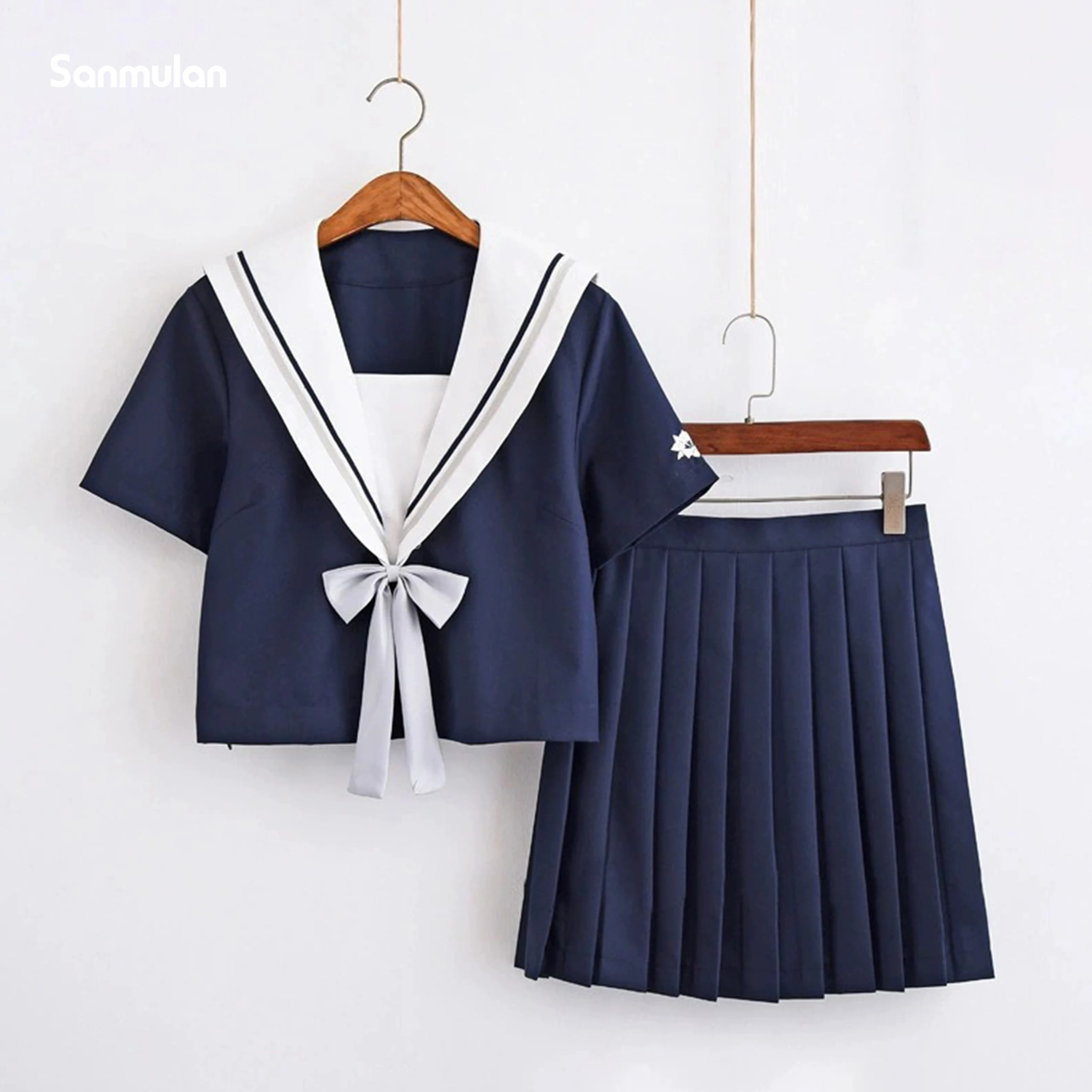 Japanese and Korean Orthodox Original JK Uniform Sailor Suit Female Girlfriend Female Skirt College Style Class School Uniform