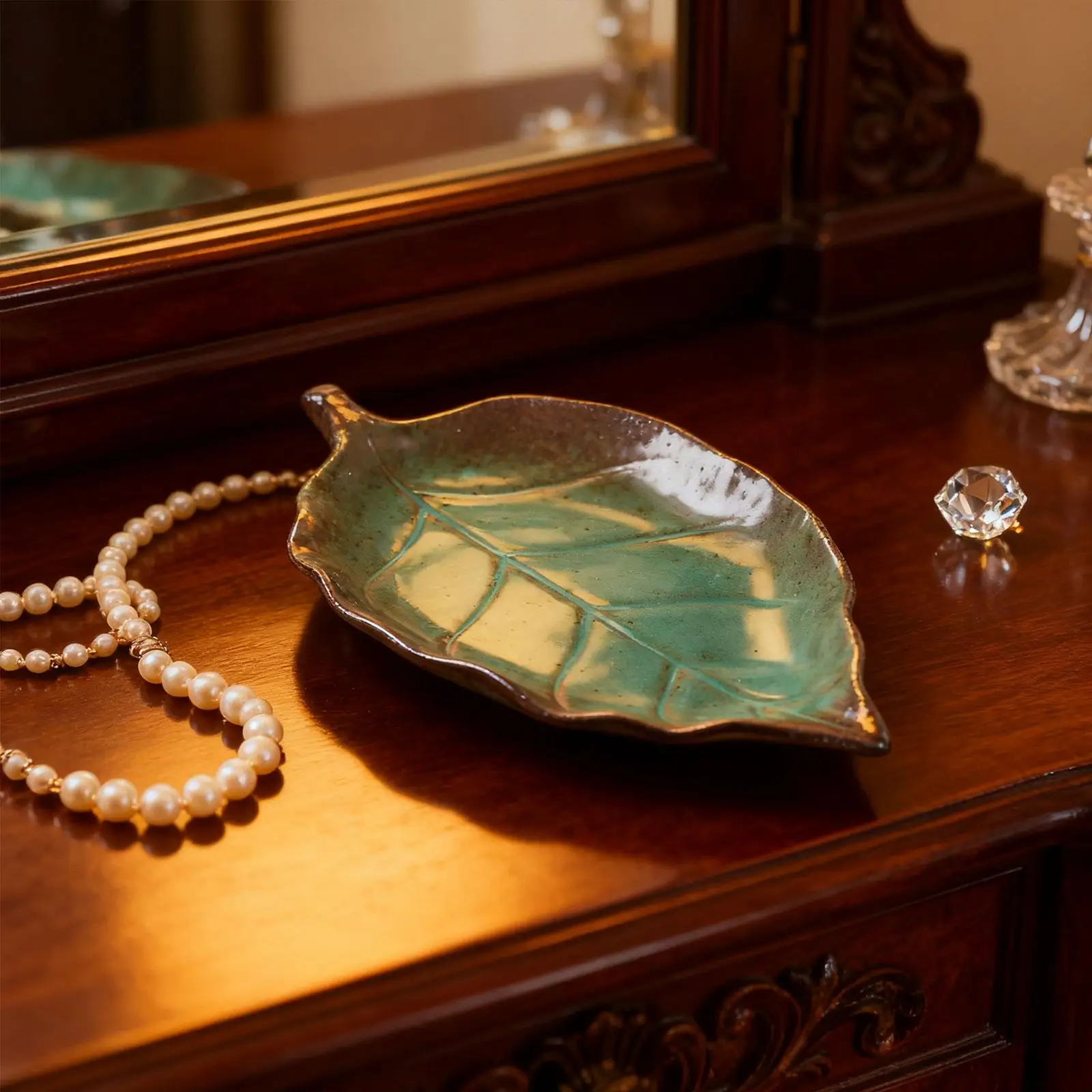 

Ring Dish Porcelain Jewellery Plate Multifunctional Styling Portable Jewelry Ring Holder for Tabletop Jewellery Bracelets