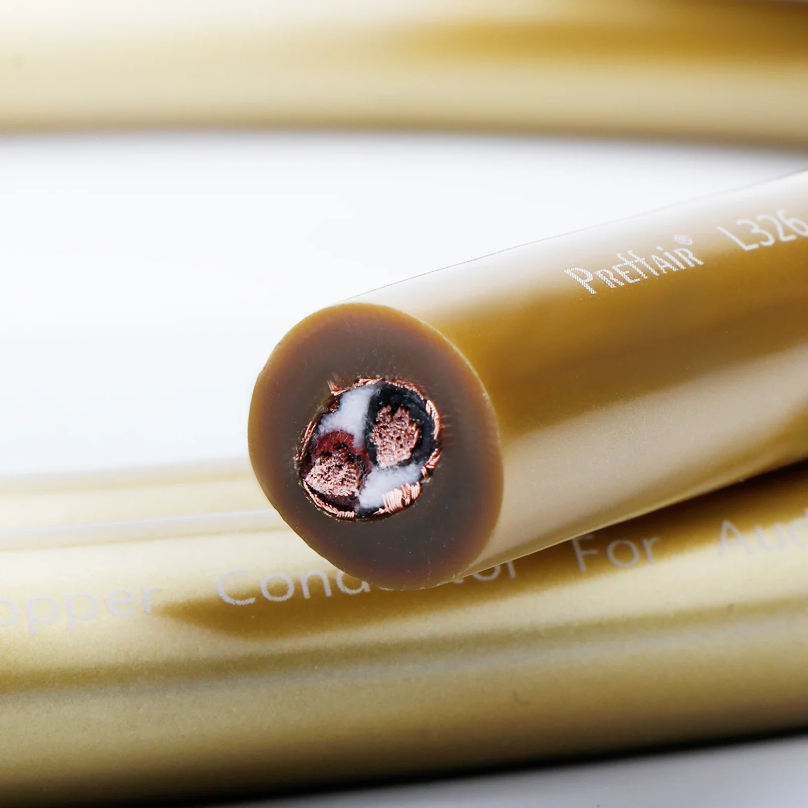 

Preffair 6N Single Crystal Copper Speaker Cable Fever Grade Wire Main Speaker Cable Home Theater Bulk Cable L326