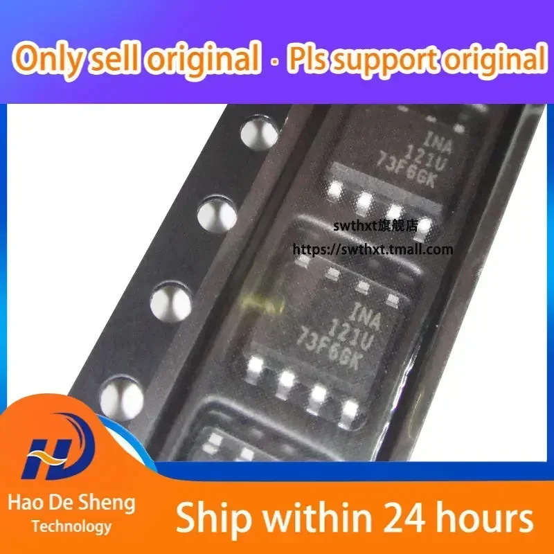 

10 шт./лот INA121U INA121UA INA121UK SOP-8, новый, оригинальный, в наличии