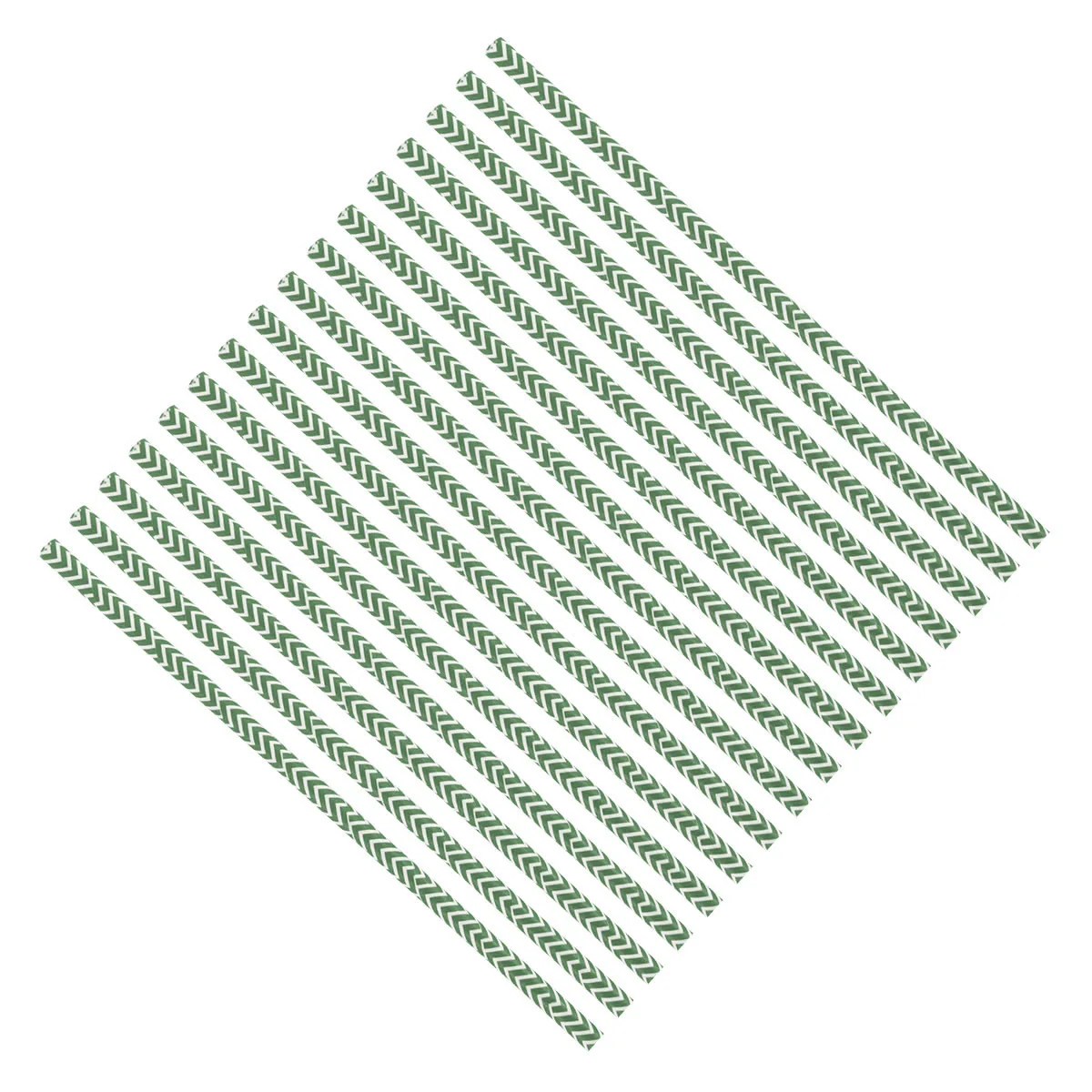 

25Pcs Premium Material Wavy Paper Straws Light Green Eco-Friendly for Milk Tea Shop Restaurant Daily Use and Business Events