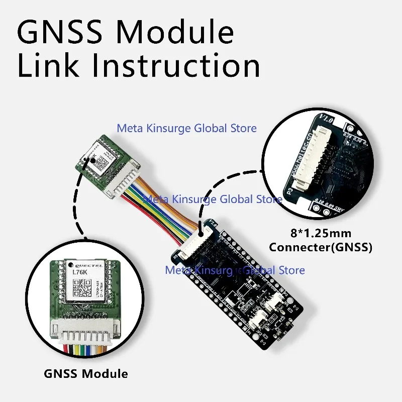 

T114 V2 Outdoor GPS LoRa Controller, NRF52840 Meshtastic LoRaWAN IoT Location Tracking Node Kit