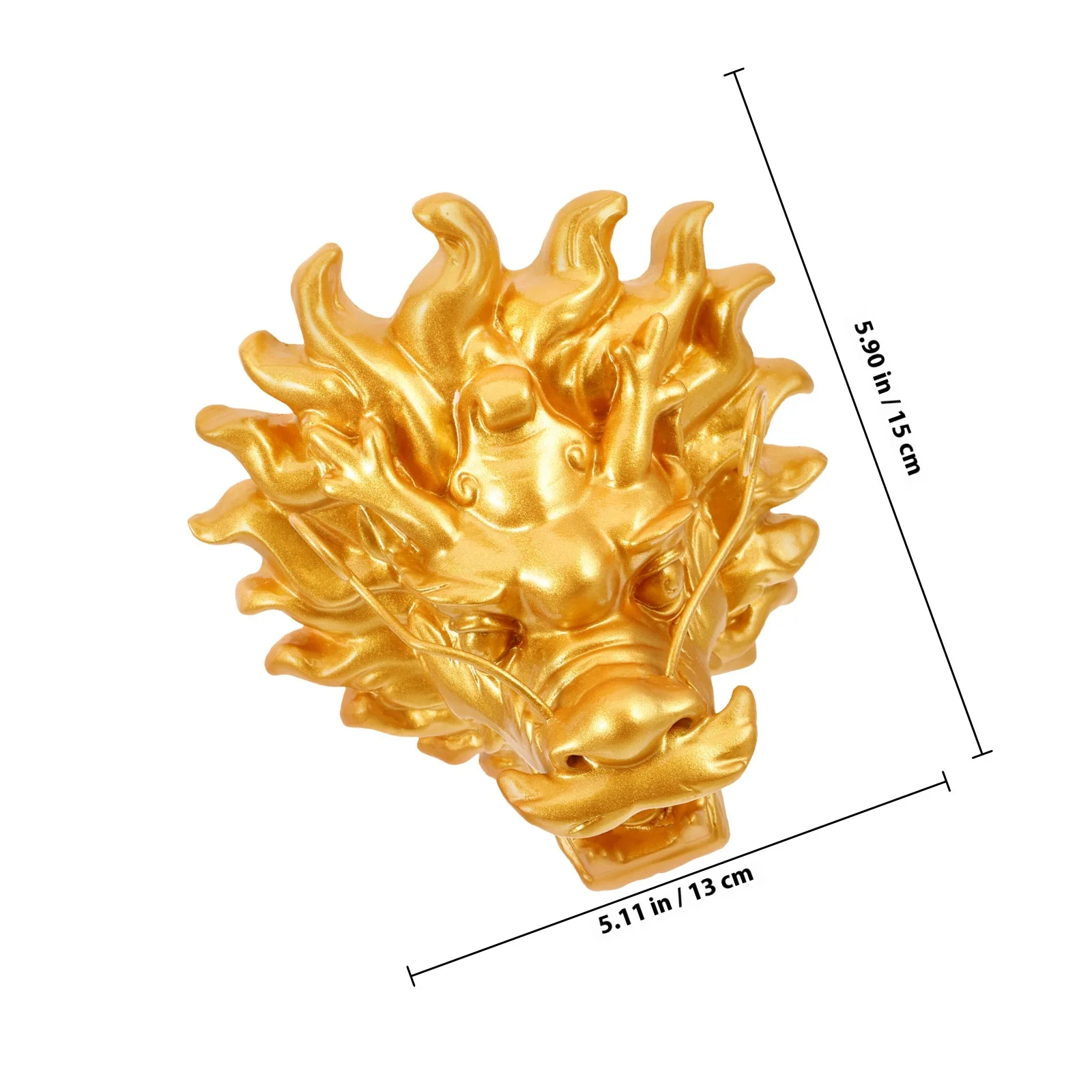 الراتنج حديقة جدار نافورة التنين الذهبي في الهواء الطلق منفذ المياه فيلا نافورة صنبور المشهد ميزة حديقة منفذ المياه