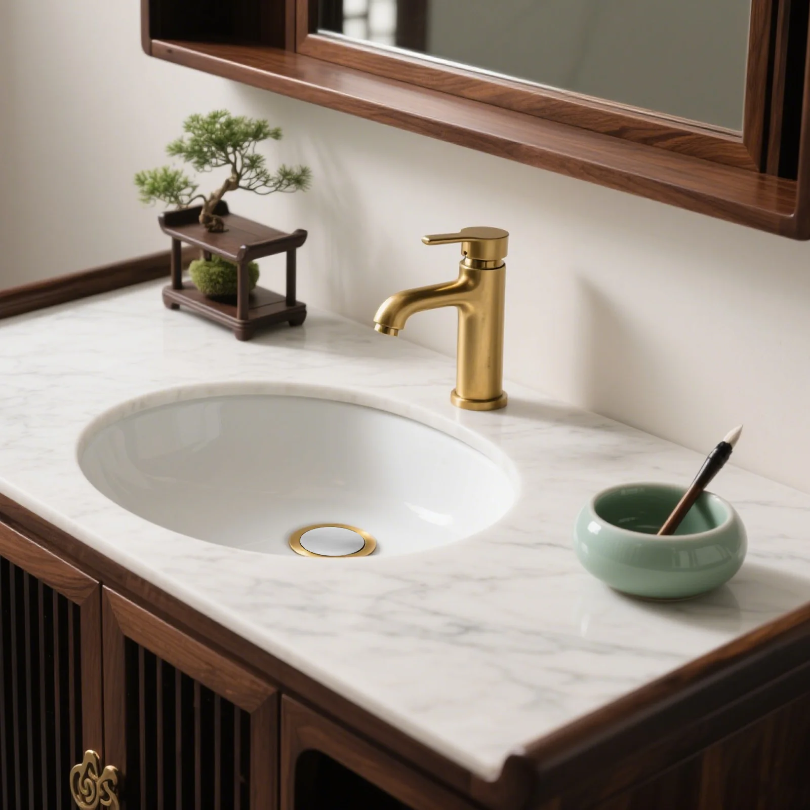 

2Pcs Kitchen Sink Hole Cover Stainless Steel Durable Faucet Hole Cover 31-40mm Easy Install Sink Accessories for Tidy Kitchen