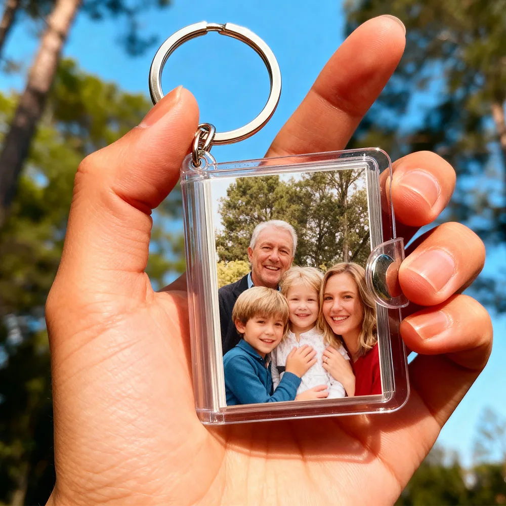Mini Photo Album Keychain, Personalized Mini Photo Album, Anniversary Gift, Best friend album, Commemorative gifts, transparent
