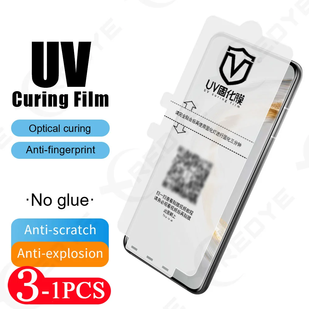 3/2/1 Pcs Not Glass protective film for Huawei Mate 70 60 50 Nova 13 screen protector 12 Pro UV light curing film Pura 70 Ultra