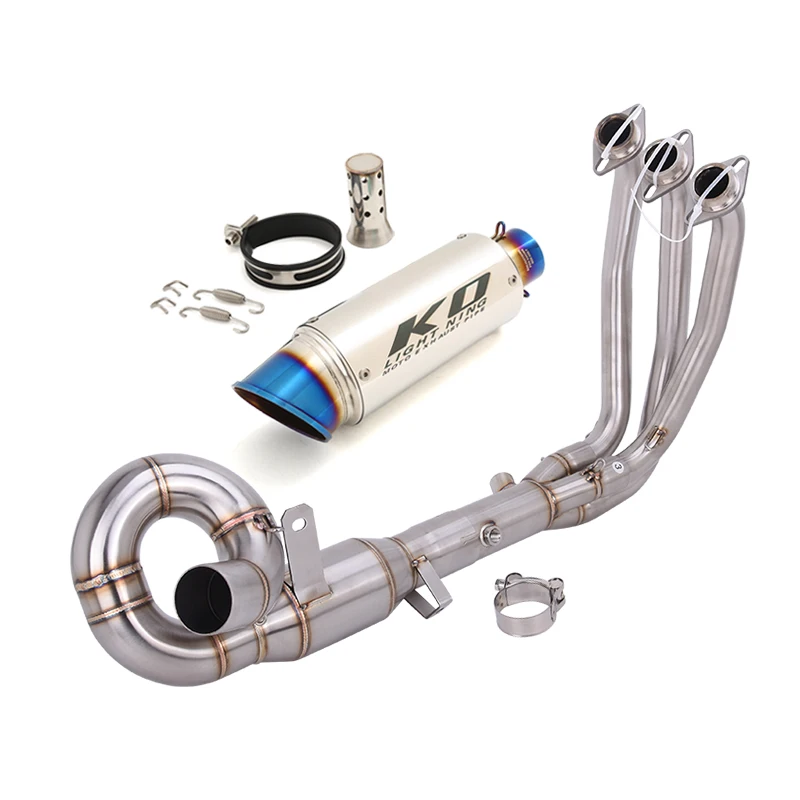 51MM Systeem Voor CF-Moto 675SS 675SR 24-2026 675NK 25-26 Motorfiets Uitlaatdemper Front Header Pijp Roestvrij staal Slip Op EU